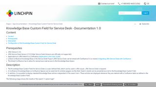 
                            10. Knowledge Base Custom Field for Service Desk ... - Confluence