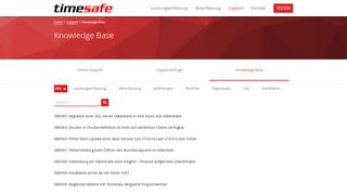 
                            3. Knowledge Base für die Leistungserfassung und ... - TimeSafe