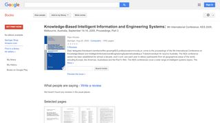 
                            11. Knowledge-Based Intelligent Information and Engineering ...