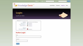 
                            2. Knowledge Genie™ - Login