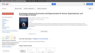 
                            12. Knowledge-Intensive Economies and Opportunities for Social, ...