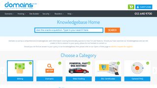 
                            6. Knowledgebase - Domains.co.za