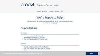
                            4. Knowledgebase - Groovl
