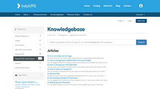 
                            5. Knowledgebase - IntoVPS