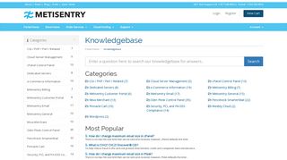 
                            7. Knowledgebase - Metisentry