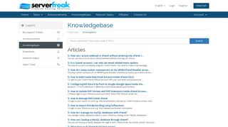 
                            5. Knowledgebase - ServerFreak Technologies Sdn Bhd