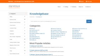 
                            8. Knowledgebase - Signetique IT Pte Ltd
