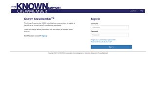 
                            1. Known Crewmember - MyKCM Login