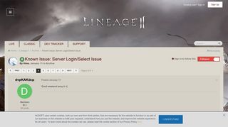 
                            1. Known Issue: Server Login/Select Issue - Page 4 - Archive ...