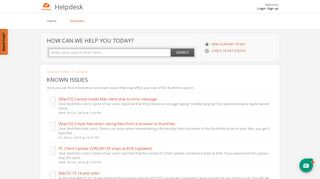 
                            6. Known issues - Helpdesk - RushFiles