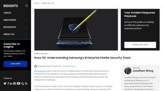 
                            3. Knox 101: Understanding Samsung's Enterprise Mobile ...