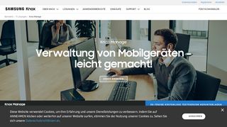 
                            4. Knox Manage | Enterprise MDM-Lösung - Samsung Knox