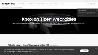 
                            10. Knox on Tizen wearables | Samsung Knox