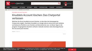 
                            5. Knuddels Account löschen | TippCenter