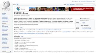 
                            12. KNUST Library - Wikipedia