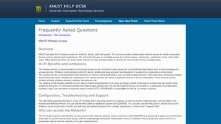 
                            7. KNUST Wireless Access - KNUST Help Desk