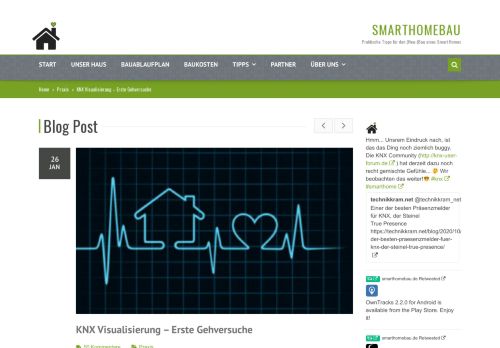 
                            12. KNX Visualisierung – Erste Gehversuche | smarthomebau.de