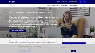 
                            1. Køb aktier online - Nordea Investor | Nordea.dk