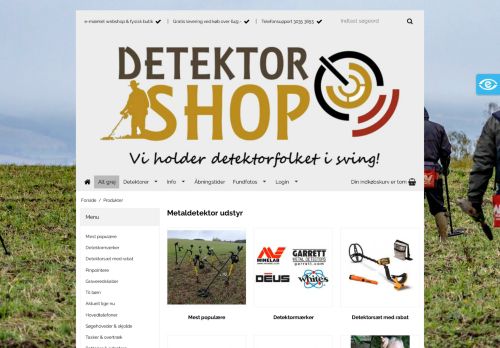 
                            6. Køb metaldetektor hos Detektorshop.dk - hvor ellers?