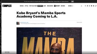 
                            13. Kobe Bryant's Mamba Sports Academy Coming to L.A. | Complex