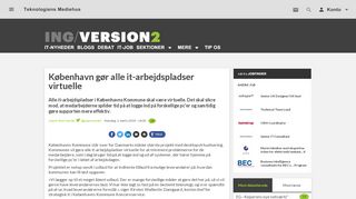 
                            7. København gør alle it-arbejdspladser virtuelle | Version2