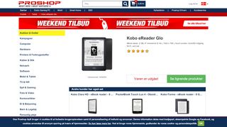 
                            13. Kobo eReader Glo | Billig - Proshop