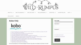 
                            10. Kobo FAQ | Wild Rumpus