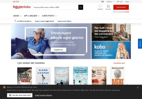 
                            1. Kobo.com libreria Italia - eBooks, eReaders, Applicazioni di Lettura