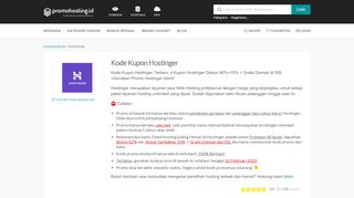 
                            12. √ Kode Kupon Hostinger Februari 2019 | Diskon 82% (Rekomendasi ...