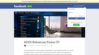 
                            10. KODI Bulsatcom Fusion TV - Facebook