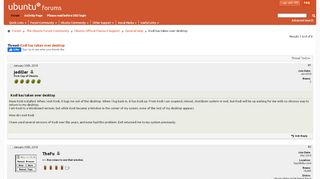 
                            13. Kodi has taken over desktop - Ubuntu Forums