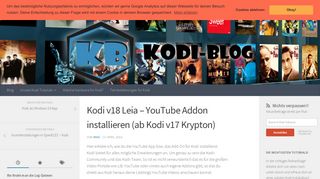 
                            11. Kodi v17 Krypton - YouTube Addon installieren - Kodi Blog