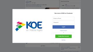 
                            8. KOE - Reserva tus monitorias y talleres en un sólo click:... | Facebook