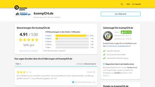 
                            9. koempf24.de Bewertungen & Erfahrungen | Trusted Shops