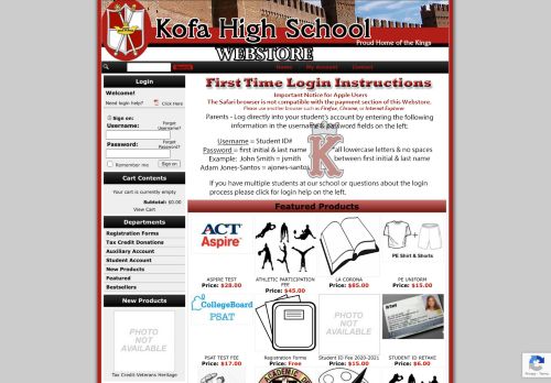 
                            12. Kofa High School in Yuma, AZ | Online School Store - Active Network