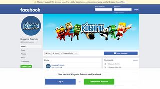 
                            7. Kogama Friends - Home | Facebook