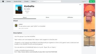 
                            6. KoGaMa - Roblox