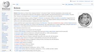 
                            8. Koinon - Wikipedia