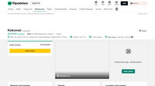 
                            9. Kokomet, Ankara - Çankaya - Restaurant Reviews, Phone Number ...
