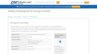 
                            13. Kollect Developments Group Limited - Irish Company Info - Vision-Net