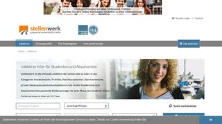 
                            9. Kölner Jobbörse für Studenten | Stellenwerk Köln