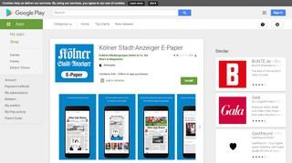 
                            8. Kölner Stadt-Anzeiger E-Paper – Apps bei Google Play