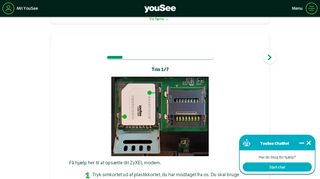 
                            6. Kom på nettet med dit ZyXEL WAH7706 modem - YouSee Kundeservice