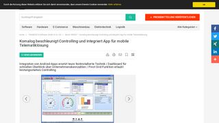 
                            6. Komalog beschleunigt Controlling und integriert App für mobile ...