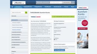 
                            12. Komfort Konto der TARGOBANK auf konto.org