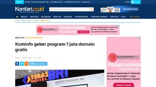 
                            13. Kominfo geber program 1 juta domain gratis - industri - kontan