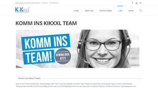 
                            8. Komm ins KiKxxl Team - KiKxxl