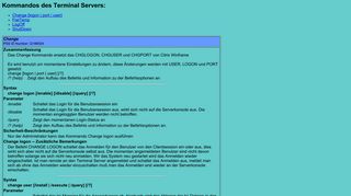 
                            9. Kommandos - Terminal Server