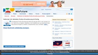 
                            8. Kommentare zu: NoScript 2.0: Beliebte Firefox-Erweiterung ist fertig