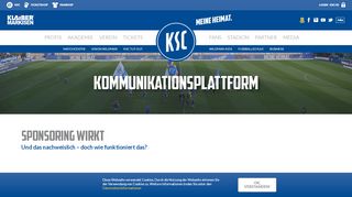 
                            5. Kommunikationsplattform KSC: Karlsruher SC